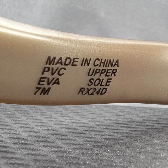 Michael Kors Women's 7 Logo Flip Flops Fashion Sandals Black/Gold RX24D MK Shoes - Picture 14 of 14